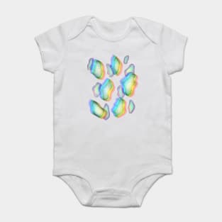 Iridescent Stones by Skye Rain Art Baby Bodysuit